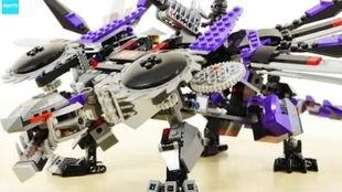 拼乐高国产机甲的视频,乐高版未来战士再现江湖
